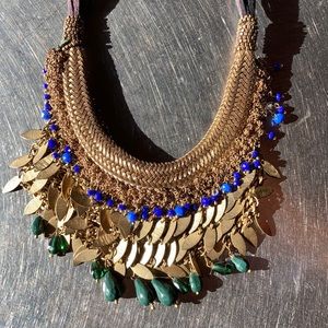Large gold necklace